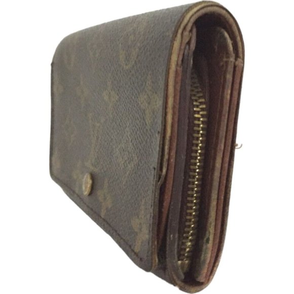 754141S Louis Vuitton Wallet Porte Monnaie Billets Tresor Brown Monogram - Picture 3 of 9